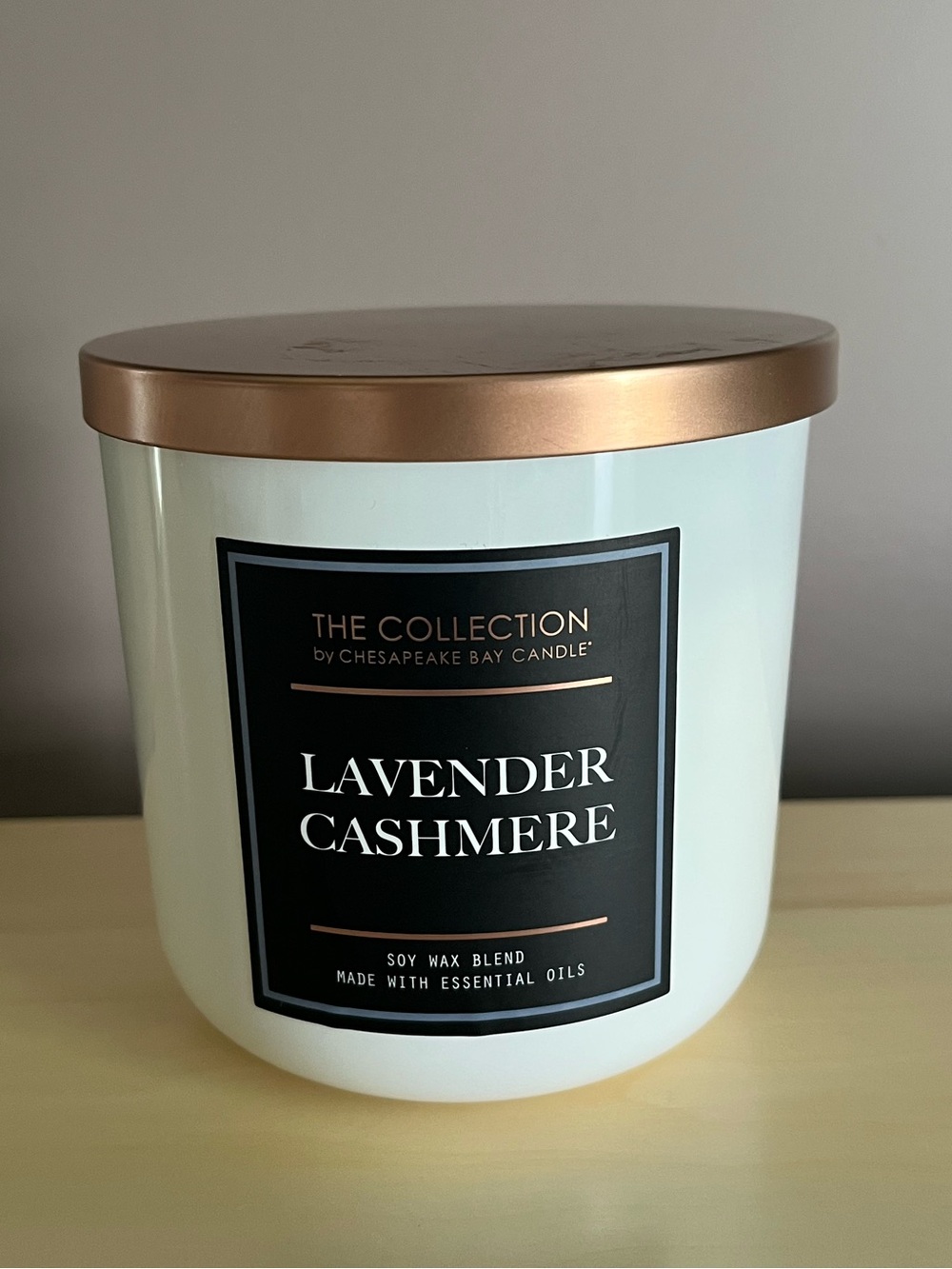 The Collection Chesapeake Bay Lavender Cashmere 12 Oz Two Wick Soy Blend Candle